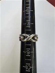 James Avery Bold Infinity Band Ring – Retired – Size 8 – Sterling Silver – 7.5g